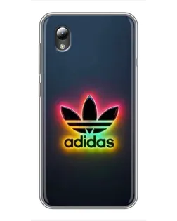 Чехол для ZTE Blade L8 с картинкой «Неоновый Adidas»