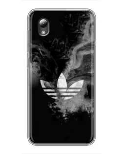 Чехол для ZTE Blade L8 с картинкой «Абстрактный дым Adidas»