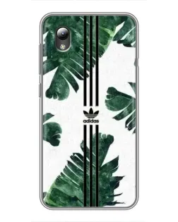 Чехол для ZTE Blade L8 с картинкой «Пальмовые листья адидас»