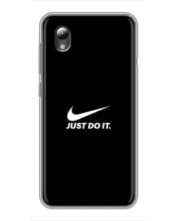 Чехол для ZTE Blade L8 с картинкой «Минимализм от Nike»