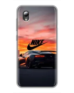 Чехол для ZTE Blade L8 с картинкой «Nike и суперкар»