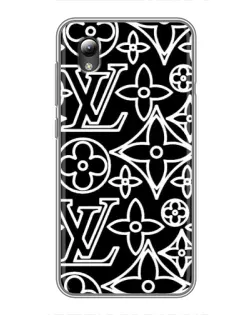Чехол для ZTE Blade L8 с картинкой «Черно-белый узор LV» Чехол для ZTE Blade L8 с картинкой «Черно-белый узор LV»