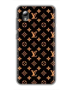 Чехол для ZTE Blade L8 с картинкой «Золотая монограмма LV»
