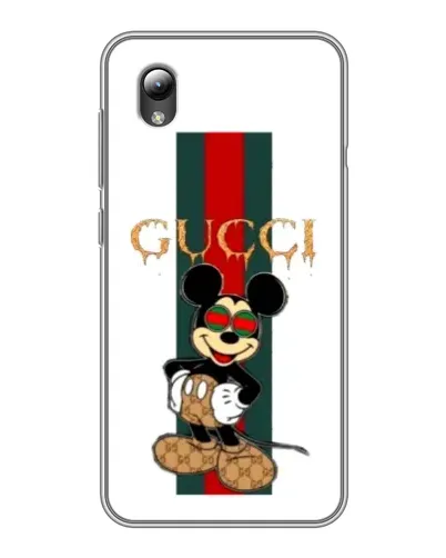 Чохол для ZTE Blade L8 з картинкою «Міккі Маус Gucci — смуги»