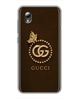 Чохол для ZTE Blade L8 з картинкою «Gucci — золотий метелик»