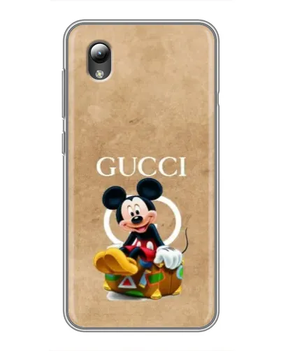 Чохол для ZTE Blade L8 з картинкою «Міккі Маус Gucci — крафт»