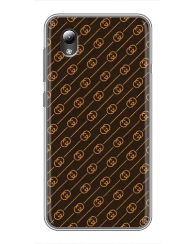 Чохол для ZTE Blade L8 з картинкою «Gucci — золоті діагоналі»