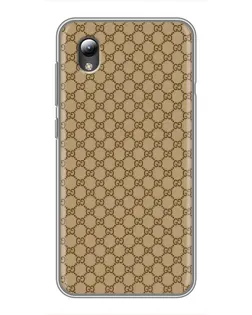 Чехол для ZTE Blade L8 с картинкой «Gucci — классический беж»