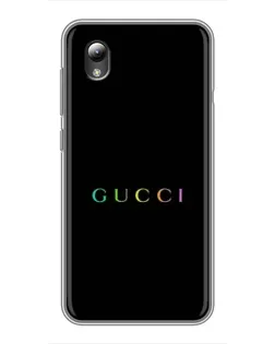 Чехол для ZTE Blade L8 с картинкой «Gucci — неоновый минимализм»