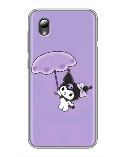 Чехол для ZTE Blade L8 с картинкой «Kuromi с зонтиком»