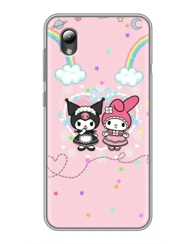 Чехол для ZTE Blade L8 с картинкой «My Melody и Kuromi»