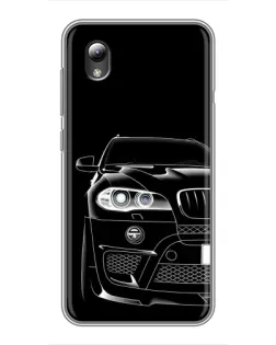 Чохол для ZTE Blade L8 з картинкою «Темний силует BMW»