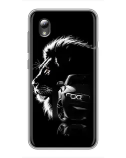 Чохол для ZTE Blade L8 з картинкою «BMW та лев»