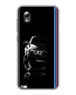 Чохол для ZTE Blade L8 з картинкою «Силует BMW в темряві»