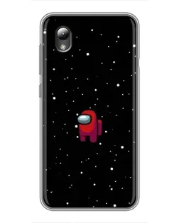 Чехол для ZTE Blade L8 с картинкой «Красный Among Us»