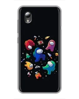 Чехол для ZTE Blade L8 с картинкой «Among Us космос»