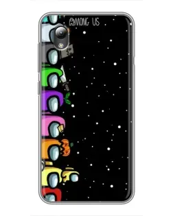 Чехол для ZTE Blade L8 с картинкой «Команда Among Us»