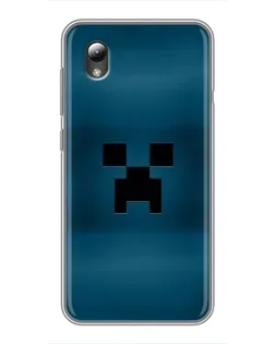 Чехол для ZTE Blade L8 с картинкой «Крипер текстура»