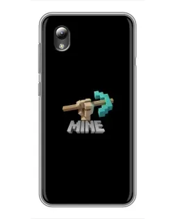 Чехол для ZTE Blade L8 с картинкой «Алмазная кирка»