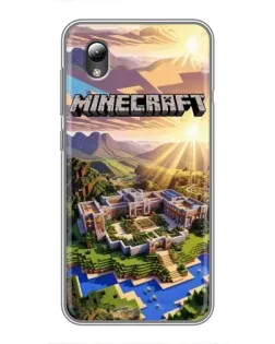 Чехол для ZTE Blade L8 с картинкой «Minecraft панорама»