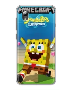 Чехол для ZTE Blade L8 с картинкой «Губка Боб Minecraft» Чехол для ZTE Blade L8 с картинкой «Губка Боб Minecraft»