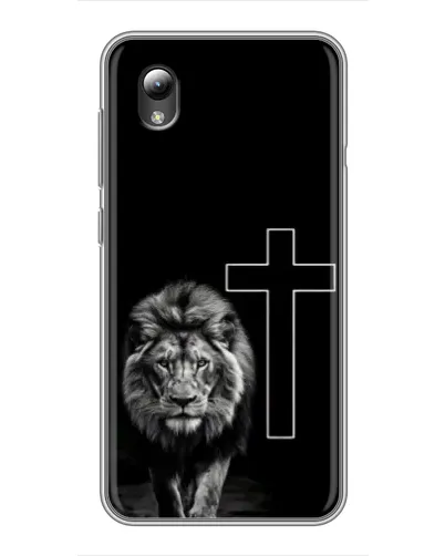 Чехол для ZTE Blade L8 с картинкой «Лев и Крест»