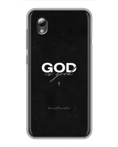 Чехол для ZTE Blade L8 с картинкой «GOD — Бог над всем»