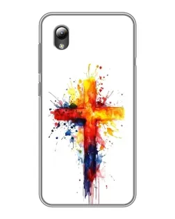 Чехол для ZTE Blade L8 с картинкой «Акварельный крест»
