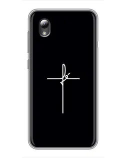 Чехол для ZTE Blade L8 с картинкой «Тонкий крест»