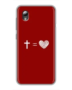Чехол для ZTE Blade L8 с картинкой «Уравнение любви»