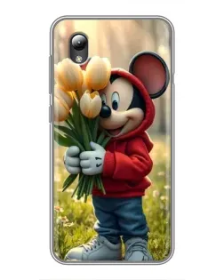 Чохол для ZTE Blade L8 з картинкою «Міккі з тюльпанами» Чохол для ZTE Blade L8 з картинкою «Міккі з тюльпанами»