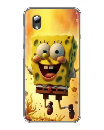 Чехол для ZTE Blade L8 с картинкой «Губка Боб прыгает»