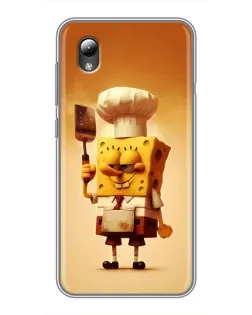 Чехол для ZTE Blade L8 с картинкой «Губка Боб повар»