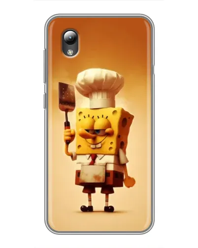 Чехол для ZTE Blade L8 с картинкой «Губка Боб повар»