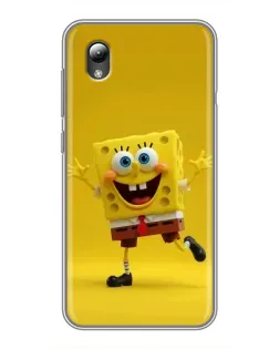 Чехол для ZTE Blade L8 с картинкой «Позитивный Губка Боб»