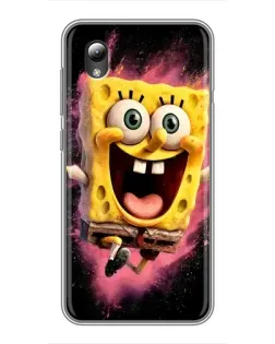 Чехол для ZTE Blade L8 с картинкой «Взрывной Спанч Боб»
