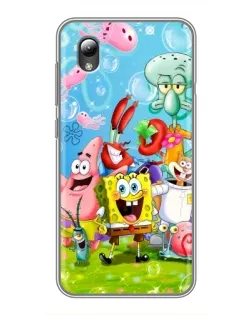 Чохол для ZTE Blade L8 з картинкою «Губка Боб та друзі»