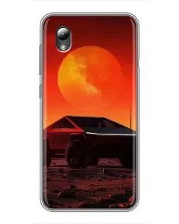 Чохол для ZTE Blade L8 з картинкою «Cybertruck на Марсі»