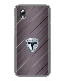 Чохол для ZTE Blade L8 з картинкою «Металева текстура Tesla»