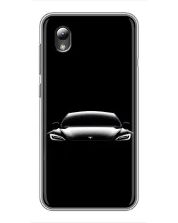 Чохол для ZTE Blade L8 з картинкою «Фари Tesla Night»