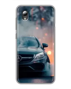 Чохол для ZTE Blade L8 з картинкою «Mercedes — нічне місто»