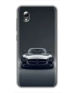 Чохол для ZTE Blade L8 з картинкою «Mercedes на чорному»
