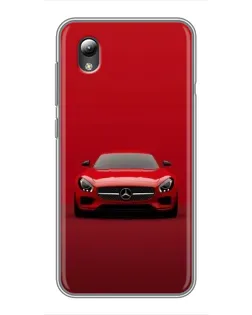 Чохол для ZTE Blade L8 з картинкою «Червоний Mercedes AMG»