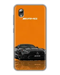 Чохол для ZTE Blade L8 з картинкою «Помаранчевий Mercedes AMG»