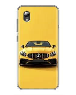 Чохол для ZTE Blade L8 з картинкою «Жовтий Mercedes GT»
