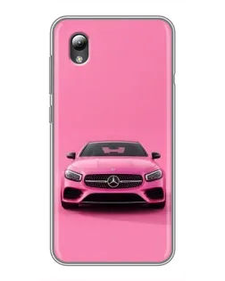 Чохол для ZTE Blade L8 з картинкою «Рожевий Mercedes AMG»