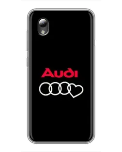 Чохол для ZTE Blade L8 з картинкою «Логотип Audi Heart»
