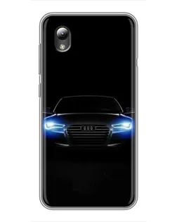 Чохол для ZTE Blade L8 з картинкою «Audi в неоні»