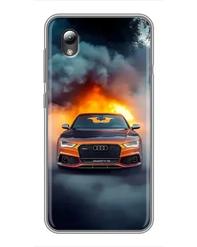Чохол для ZTE Blade L8 з картинкою «Audi у вогняному диму» Чохол для ZTE Blade L8 з картинкою «Audi у вогняному диму»