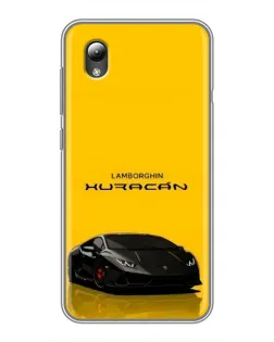 Чохол для ZTE Blade L8 з картинкою «Lamborghini Huracan чорний»